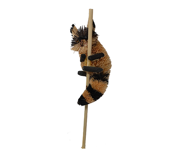 Raccoon Brush Art Plant Pal