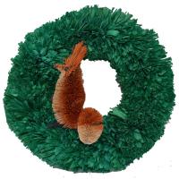 Wreath with Fox-BRUSHWR45