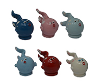 Set of 6 Fish Marble Figurines-MARBLE0209
