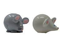 Set of 2 Mouse Marble Figurine-MARBLE0217