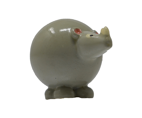 Rhinoceros Marble Figurine