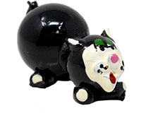 Small Black Cat Figurine-MARBLE0506S