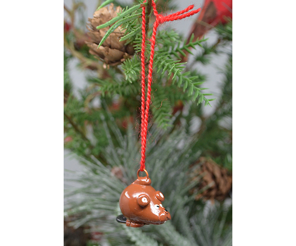 Beaver Marble Ornament