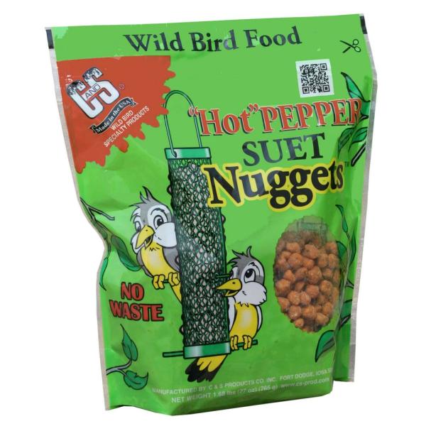 Hot Pepper Suet Nuggets 27 oz Plus Freight