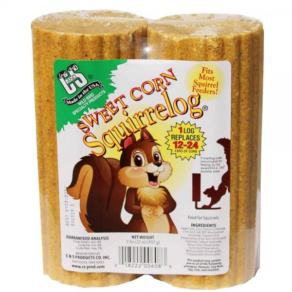32 oz. Sweet Corn Squirrel Log Plus Freight