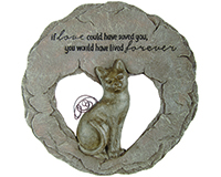 Cat Devoted Angel Stepping Stone-CHA10040