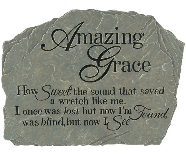 Garden Stone Amazing Grace Garden Stone Amazing Grace