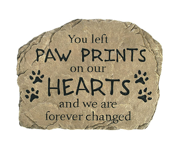Paw Prints Pet Garden Stone