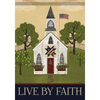 Americana Church Garden Flag-CHA50303