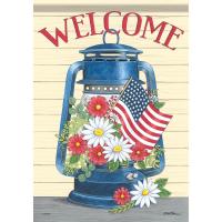 Freedom Lantern House Flag-CHA52388