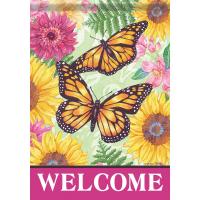 Spring Butterfly House Flag-CHA52652