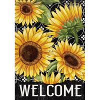 Welcome Sunflowers Garden Flag-CHA53282