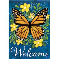 Monarch Morning Garden Flag-CHA53291