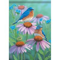 Bluebird Delight Garden Flag-CHA53309