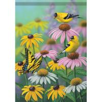Goldfinch Friends Garden Flag-CHA53310