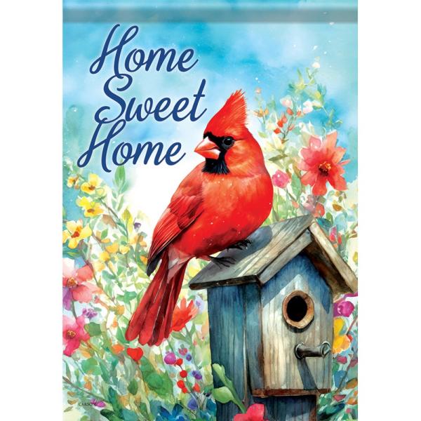 Cardinal Home Garden Flag Cardinal Home Garden Flag