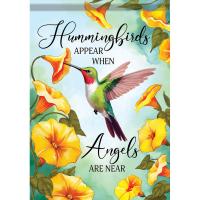 Hummingbirds Appear Garden Flag-CHA53440