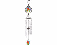 In Memory 35 inch Stained Glass Sonnet Windchime-CHA60377