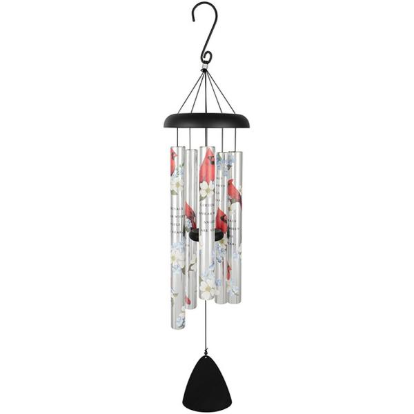 Cardinals Appear 38 inch Sonnet Chime Cardinals Appear 38 inch Sonnet Chime