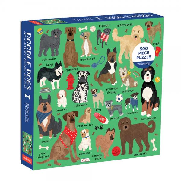 Doodle Dogs Puzzle 500 Piece Puzzle