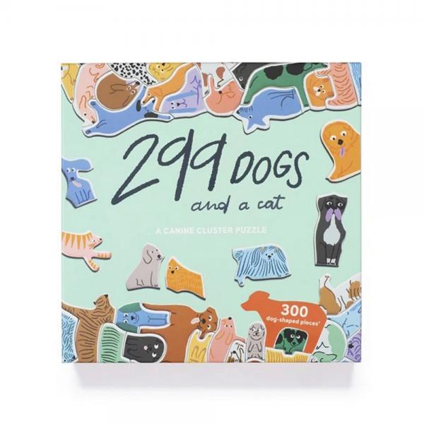 299 Dogs and a Cat 300 Piece Puzzle
