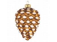 Brown Pinecone Ornament-COBANEA386