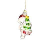 Kitty's Christmas White Ornament-COBANEB108