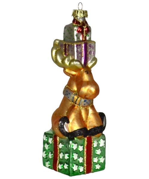 Christmas Moose Ornament (COBANEC069)