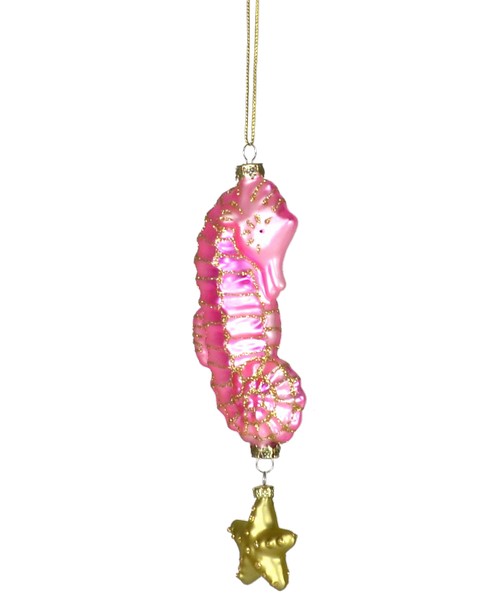 Twinkle Seahorse Pink Ornament (COBANEC105)