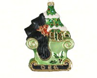 Scotties Sleigh Ride Ornament COBANEC272