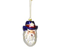 Texas Santa Ornament COBANEC311