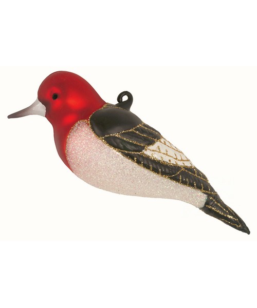 Red Headed Woodpecker Ornament (COBANEC405)