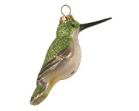 Female Ruby-Throated Hummingbird Ornament COBANEC418