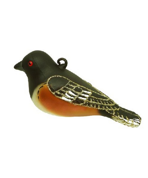 Rufous Sided Towhee Ornament