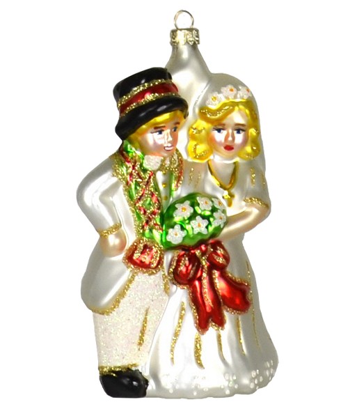 Bride and Groom Ornament (COBANED358)