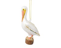 White Pelican Ornament-COBANED442