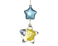Twinkle Baby's First Christmas Blue Ornament-COBANEE016