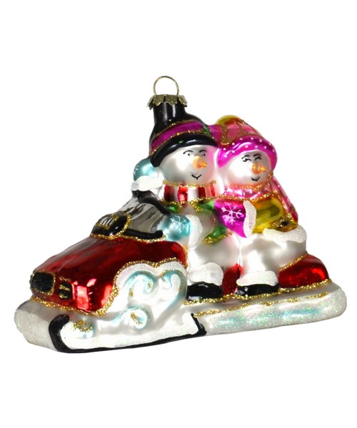 Snowmobile Buddies Ornament