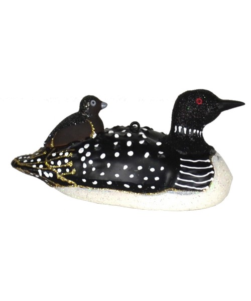 Loon With Baby Ornament (COBANEE380)
