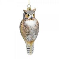 Great Horned Owl Ornament-COBANEE451
