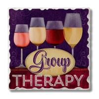 Group Therapy Single Tumbled Tile Coaster-CART0201373