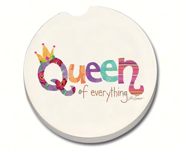 Queen of Everything Car Coaster
