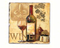 Tasting Notes Single Tumbled Tile Coasters-CART11735