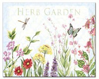 Herb Garden Glass Cutting Board 12x15-CART22379