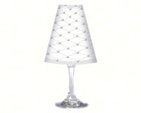 Wine Glass Shade Veil with Pearls-CART33352