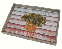 Farm to Table Wooden Tray-CART80381