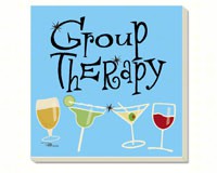 Group Therapy Coasters Set of 4-CART87807