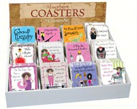 Sassy Ladies Assortment withCounter Display 72 coasters-CART91711
