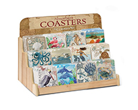 Beach Vibes Assortment with Counter Display 72 Coasters-CART91890