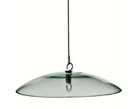Recycled Glass 15 Inch Clear Glass Weather Dome-COURM382200